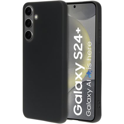 Mobiparts Samsung Galaxy S24 Plus Silikon Hülle Backcover - Schwarz