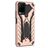 Mobigear Armor Stand Vivo Y21s Hülle Hardcase Backcover Stoßfest mit Ständer - Roségold