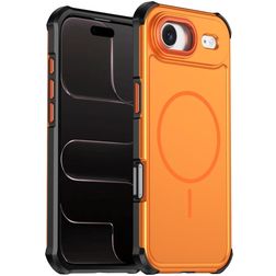 Mobigear Airbag Shockproof iPhone Air MagSafe Hülle Hardcase Backcover Stoßfest - Orange