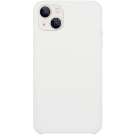 Mobigear Rubber Touch iPhone 15 Plus Silikon Hülle Backcover - Weiß