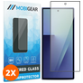 Mobigear Premium Samsung Galaxy Z Fold 7 Panzerglas Gehärtetes Glas Displayschutz - Hüllenfreundlich - Schwarz (2er Pack)