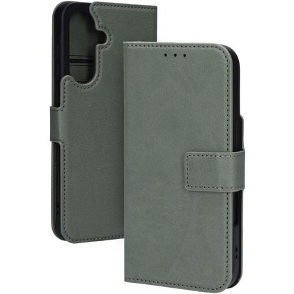 Mobiparts Classic Wallet Samsung Galaxy A56 MagSafe Hülle Klapphülle - Stone Green