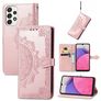 Mobigear Mandala Samsung Galaxy A33 Hülle Klapphülle Geldbörse - Roségold
