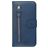 Mobigear Zipper Samsung Galaxy S20 Hülle Klapphülle Geldbörse - Blau