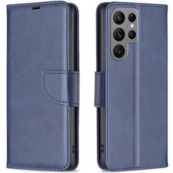 Mobigear Excellent Samsung Galaxy S24 Ultra Hülle Klapphülle Geldbörse - Blau