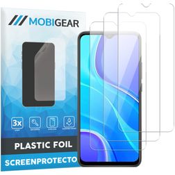 Mobigear Xiaomi Redmi 9 Displayschutz Schutzfolie - Hüllenfreundlich (3er Pack)