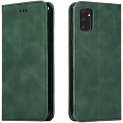 Mobigear Retro Slim Samsung Galaxy S20 Plus Hülle Klapphülle Geldbörse - Grün