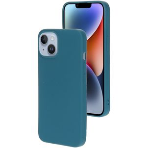 Mobiparts iPhone 14 Silikon Hülle Backcover - Blueberry Blue