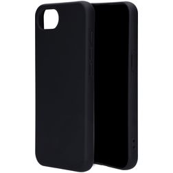 Mobiparts iPhone 16e Silikon Hülle Backcover - Schwarz