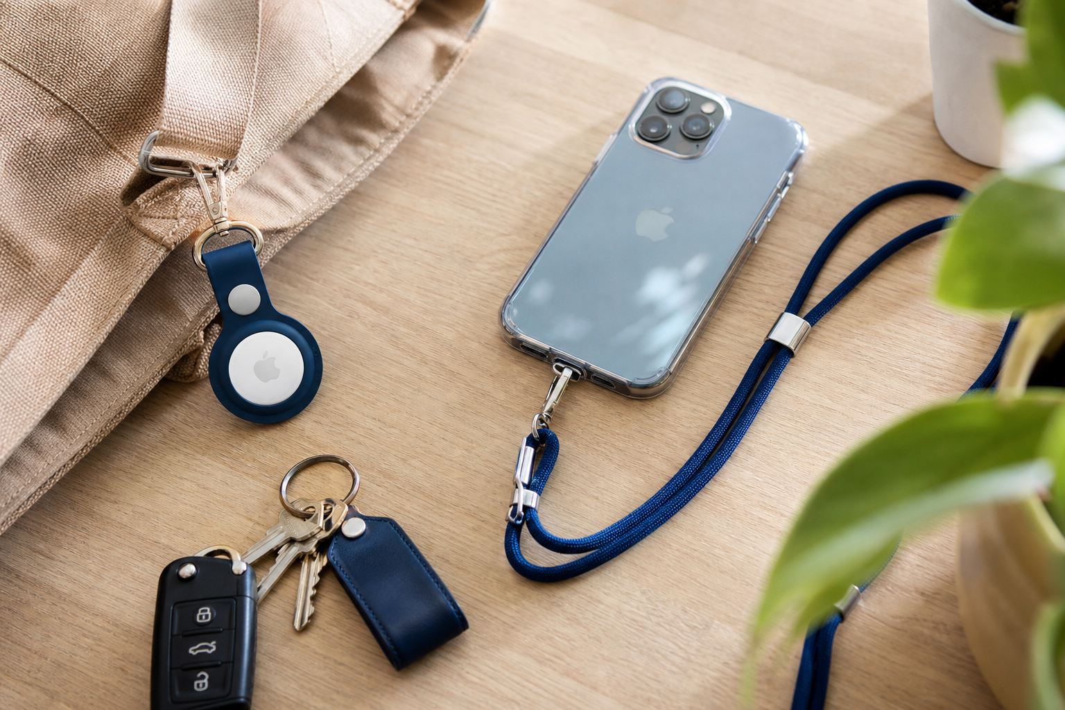Bluetooth-Tracker und präventives Zubehör einsetzen