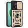 Mobigear Armor Ring Cam Slide Xiaomi Redmi 10 5G Hülle Hardcase Backcover Stoßfest mit Ringhalter und Kamera Slider - Gold