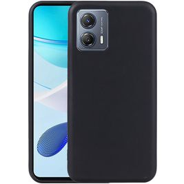Mobigear Colors Motorola Moto G53 5G Hülle Flexibles TPU Backcover - Schwarz