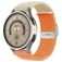 Mobigear Braided Dual Nylon Smartwatch Armband Klappschließe - 22 mm - Orange / Polarstern