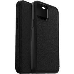 OtterBox Strada iPhone 12 Pro Hülle Echtes Leder Klapphülle - Schwarz