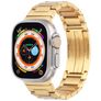 Mobigear Berlin Edelstahl Apple Watch Armband Faltschließe - 49/46/45/44 mm - Gold