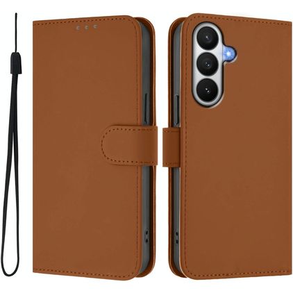 Mobigear Urban Wallet Samsung Galaxy S26 Hülle Klapphülle Geldbörse - Braun