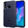 Mobigear Rugged Shield Huawei P40 Lite E Hülle Flexibles TPU Backcover Stoßfest - Blau