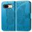 Mobigear Butterfly Google Pixel 8a Hülle Klapphülle Geldbörse - Blau