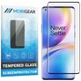 Mobigear Curved OnePlus 8 Pro Panzerglas Gehärtetes Glas Displayschutz - Hüllenfreundlich - Schwarz