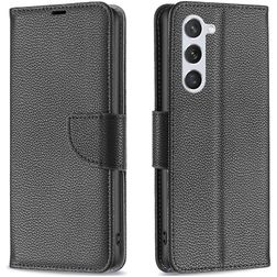 Mobigear Excellent Samsung Galaxy S23 Hülle Klapphülle Geldbörse - Schwarz
