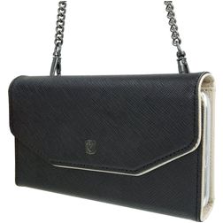 Valenta iPhone 11 Hülle Echtleder 2in1 Clutch (herausnehmbar) - Black Nuit