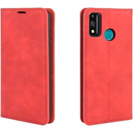 Mobigear Retro Slim HONOR 9X Lite Hülle Klapphülle Geldbörse - Rot