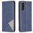 Mobigear Rhombus Slim Samsung Galaxy S25 FE Hülle Klapphülle - Blau