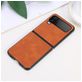 Mobigear Excellent Samsung Galaxy Z Flip 4 Hülle Hardcase Backcover - Cognac