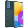 Mobigear Groove Samsung Galaxy M52 Hülle Flexibles TPU Backcover - Grün