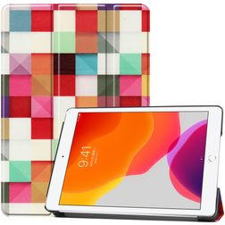 Mobigear Tri-Fold iPad 7 (2019) Hülle Klapphülle - Mosaik