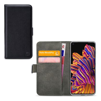Mobilize Classic Gelly Wallet Samsung Galaxy Xcover Pro Hülle Klapphülle Geldbörse - Schwarz