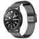Mobigear Seven Bead Edelstahl Smartwatch Armband Klappschließe - 20 mm - Schwarz