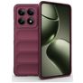 Mobigear Bumpy Xiaomi 14T Hülle Flexibles TPU Backcover - Rot