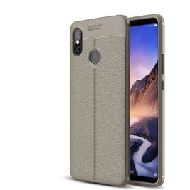 Mobigear Luxury Xiaomi Mi Max 3 Hülle Flexibles TPU Backcover - Grau Mobigear Luxury Xiaomi Mi Max 3 Hülle Flexibles TPU Backcover - Grau