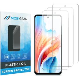 Mobigear OPPO A38 Displayschutz Schutzfolie - Hüllenfreundlich (3er Pack)