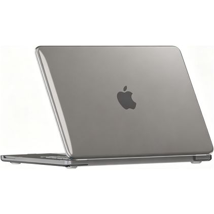 Mobigear Crystal Case MacBook Neo 13 Zoll (2026) Hardcase Hülle MacBook Case - Grau - Model A3404