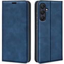 Mobigear Retro Slim Samsung Galaxy A26 Hülle Klapphülle Geldbörse - Dunkelblau