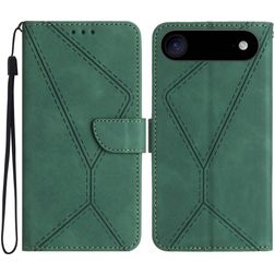 Mobigear Stitch iPhone Air Hülle Klapphülle Geldbörse - Grün