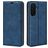 Mobigear Retro Slim Samsung Galaxy A27 Hülle Klapphülle Geldbörse - Blau