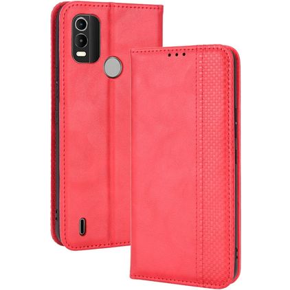 Mobigear Sensation Nokia C21 Plus Hülle Klapphülle Geldbörse - Rot