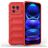 Mobigear Bumpy Xiaomi 13 Hülle Flexibles TPU Backcover - Rot