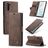 CaseMe 013 Samsung Galaxy Note 10 Klapphülle Portemonnaie - Braun