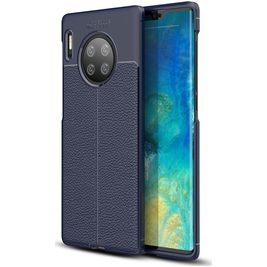 Mobigear Luxury Huawei Mate 30 Pro Hülle Flexibles TPU Backcover - Marineblau