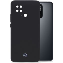 Mobilize Rubber Gelly Xiaomi Redmi 10C Hülle Flexibles TPU Backcover - Matt Black