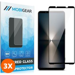 Mobigear Premium Sony Xperia 1 VI Panzerglas Gehärtetes Glas Displayschutz - Hüllenfreundlich (3er Pack)
