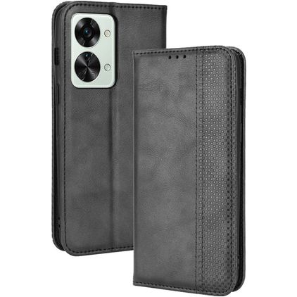 Mobigear Sensation OnePlus Nord 2T 5G Hülle Klapphülle Geldbörse - Schwarz