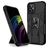 Mobigear Armor Stand iPhone 12 Pro Max Hardcase Backcover Shockproof mit Ständer - Schwarz