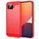 Mobigear Brushed Slim Google Pixel 10a Hülle Flexibles TPU Backcover - Rot
