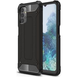 Mobigear Outdoor Samsung Galaxy A32 5G Hülle Hardcase Backcover Stoßfest - Schwarz