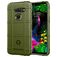 Mobigear Rugged Shield LG G8 ThinQ Hülle Flexibles TPU Backcover Stoßfest - Grün